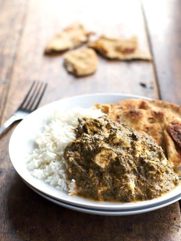 Homemade Healthy Palak Paneer - Pinch of Yum