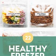 22 Healthy Freezer Meals