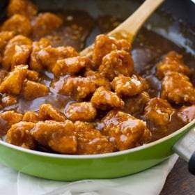 A picture of Healthier General Tso's Chicken