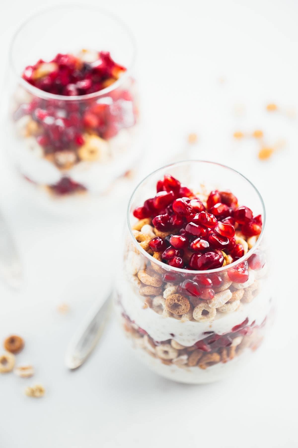 Honey Yogurt Quinoa Parfaits.