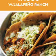 Hawaiian chicken tacos pin.