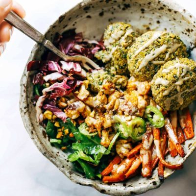 Winter Bliss Bowl with falafel.